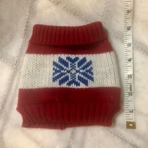 XS Dog Puppy Christmas Sweater Extra Small ❄️ Snowflake